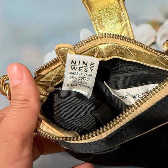 Y2K Nine West Satin Mini Shoulder Bag - Picture 7 of 9